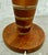 1970’s Vintage ‘Felice Antonio Botta Style’ Table Lamp Constructed of Alternating Wood and Lucite Stacked Circles, Art Deco, MCM Style For Sale - Image 10 of 12