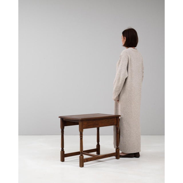 20th Century Belgian Wooden Coffee Table In Original Patina For Sale - Image 4 of 18