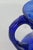 Mid 20th Century Hand Blown Art Glass Mini Pitcher Small Creamer Cobalt Blue Swirl Pattern For Sale In Miami - Image 6 of 15