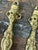Vintage Brass Tribal Serving Set For Sale - Image 12 of 12