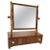 1880s Mahogany Shaving Mirror For Sale - Image 13 of 13