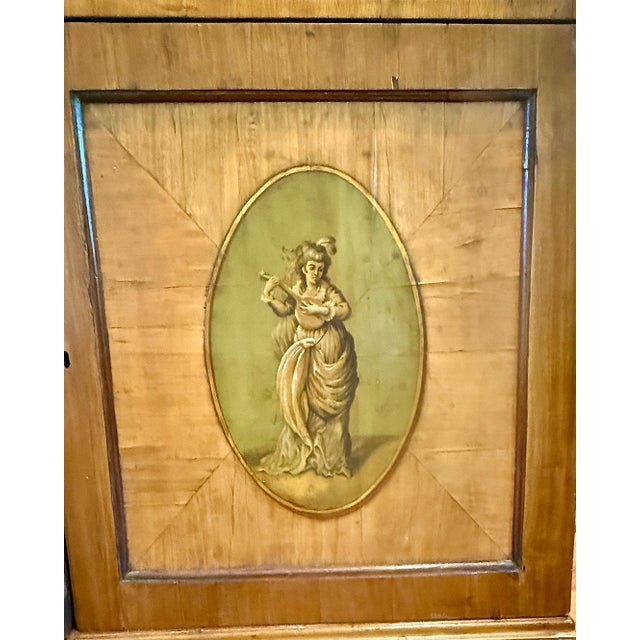 c. 1800 George III Polychromed Bureau Bookcase For Sale In Nashville - Image 6 of 12