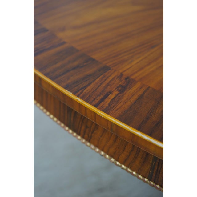 Italian Regency Dolphin Base Round Dining Room Table For Sale - Image 11 of 12