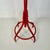 Vintage Red Metal Coat Rack, Italy, 1980s For Sale - Image 3 of 5