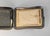 Cream Mid-Century Vintage Blue and Cream Guilloche Enamel Makeup Compact For Sale - Image 8 of 9