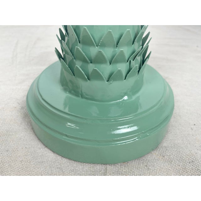 Metal Newly Lacquered Vintage Palm Tree Lamp For Sale - Image 7 of 7