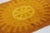 Mid-Century Modern Vintage Swedish Rya Runner With Rust and Gold Sunburst Medallion - Rug & Kilim For Sale - Image 3 of 7