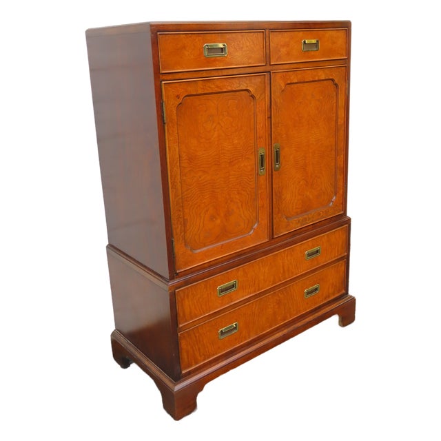 Century Furniture Hollywood Regency Tall Chest of Drawers Highboy 6362 For Sale