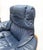 Animal Skin Vintage Adjustable Swivel Chairs in Blue Leather and Beech from Ekornes Stressless, 1980s, Set of 2 For Sale - Image 7 of 17