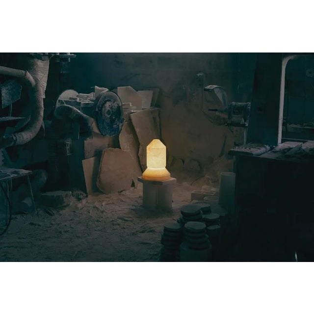 Not Yet Made - Made To Order Babel Alabaster Table Lamp by Àngel Jové For Sale - Image 5 of 11