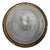 1920s French Brass Frosted and Clear Cut Glass Globe Flush Mount For Sale - Image 5 of 7