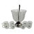 Late 20th Century Shannon Crystal by Godinger Punch Set 24% Lead Crystal Bowl Cups Ladle - 10 Pieces For Sale