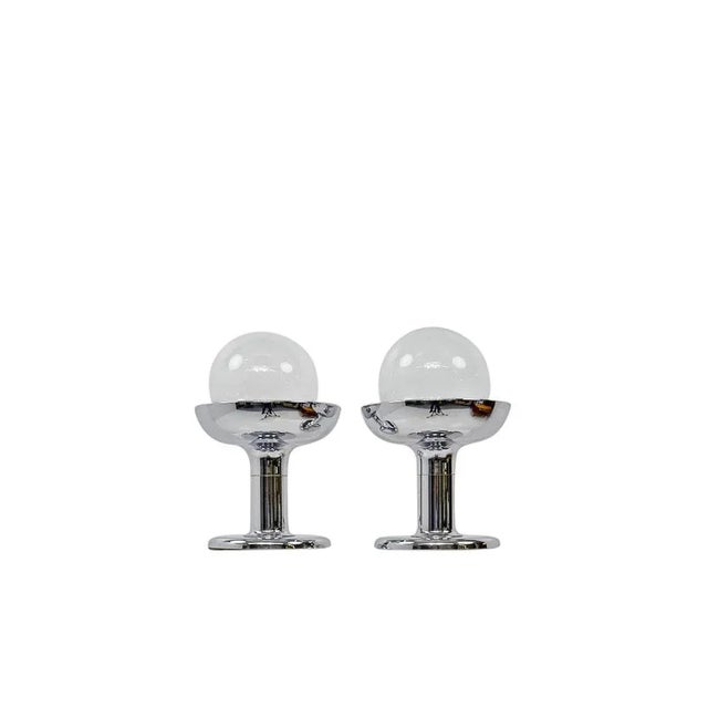 Cosack Chromed Table Lamps, 1970s, Set of 2 For Sale - Image 10 of 10