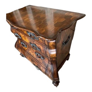 Dutch Bombe Chest by Theodore Alexander For Sale