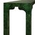 Not Yet Made - Made To Order Matthew Izzo Home Evelyn Emerald Green Burl Wood Console Table For Sale - Image 5 of 7