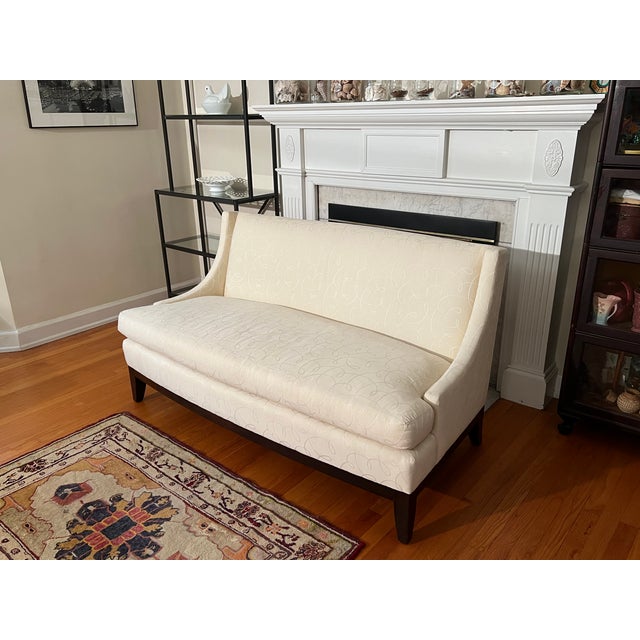 Barbara Barry Realized by Henredon Starlet Settee For Sale - Image 10 of 13