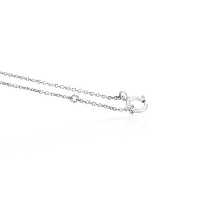 Metal 14k Gold Oval Halo Diamond Ruby Birthstone Necklace for Her For Sale - Image 7 of 13