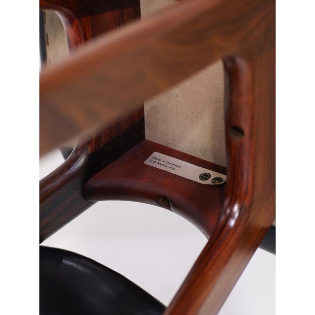OD61 Bar Stools by Erik Buch for Oddense Maskinsnedkeri, 1960s, Set of 2 For Sale - Image 14 of 15