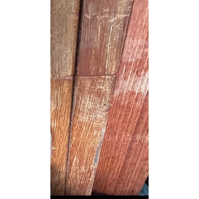 Wood Late 20th Century Teak Danish Pullout Leaves Dining Table For Sale - Image 7 of 7