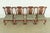 1980s Baker Furniture Style Chippendale Carved Mahogany Dining Chairs, Set of Four For Sale - Image 5 of 12