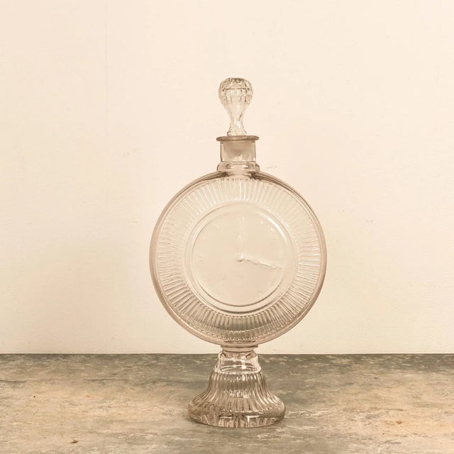 Transparent Clock Bottle, 19th Century For Sale - Image 8 of 12