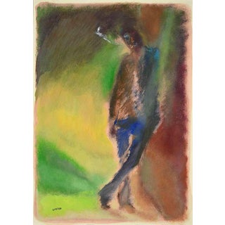 Roberto Cuccaro, Soliude, 2000s, Gouache Drawing For Sale