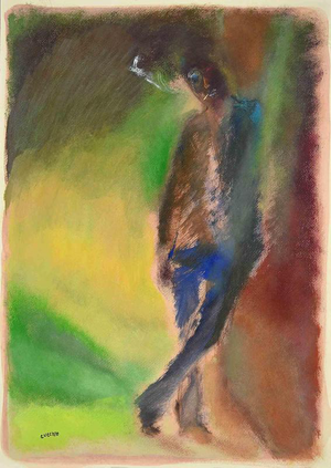 Roberto Cuccaro, Soliude, 2000s, Gouache Drawing