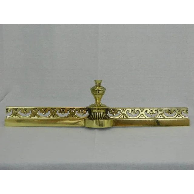 Pair of Chenets or Andirons With a Decorative Eagle Finial Top, 19th Century For Sale - Image 10 of 11