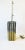 70s Modern Brass Chrome & Lucite Table Lamp, Circa 1970s, After Charles Hollis Jones For Sale - Image 10 of 13