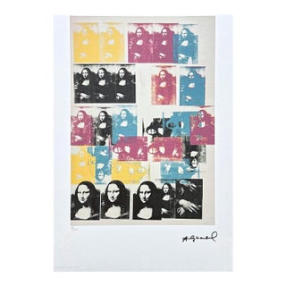 After Andy Warhol, Colored Mona Lisa, 1980s, Lithograph For Sale