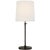 Thomas O'Brien by Visual Comfort Signature Bryant Large Table Lamp in Bronze with Linen Shade For Sale