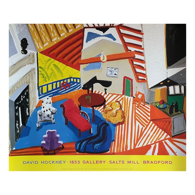 David Hockney, Montcalm Interior at 7 O'Clock, Print For Sale