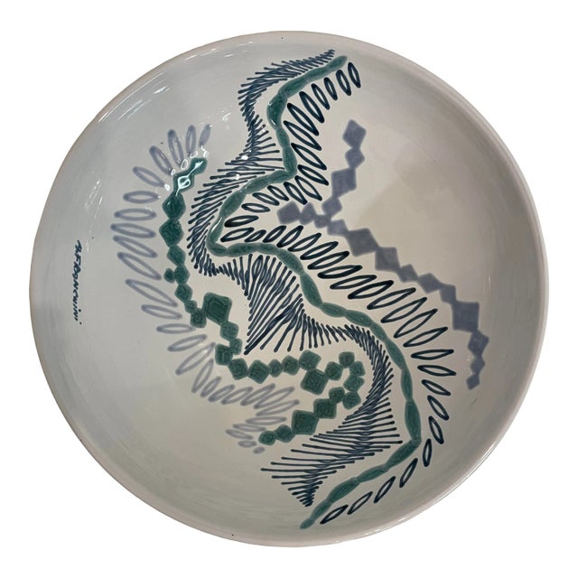 Vintage Antonio Franchini Italian Ceramic Bowl For Sale