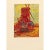 An excellent vintage full-color print after oil painting "Mill In The Sunlight" (1911) by Piet Mondrian. Comes from a rare...
