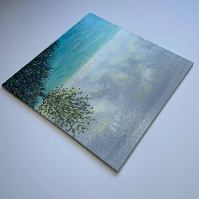 2020s "Peace and Quiet 2" Contemporary Original Acrylic Painting by Deb Bossert For Sale - Image 5 of 10