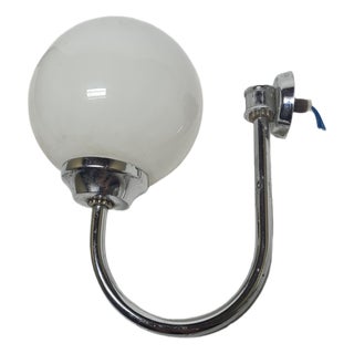 Art Deco Wall Lamp, Poland, 1950s For Sale