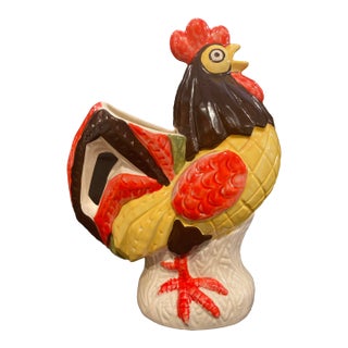 1950s Metlox Red Rooster Pitcher For Sale