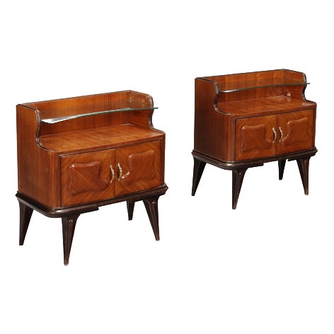 Vintage Nightstands, 1950s, Set of 2 For Sale