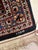 Silk Hereke Rug | Rich Floral Design | Navy Blue | 7'5"x8'10" For Sale - Image 4 of 8