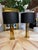 1970s Italian Modernist Brass Table Lamps - a Pair For Sale In Los Angeles - Image 6 of 11
