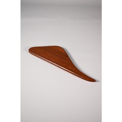 Danish Hand Mirror in Teak For Sale - Image 6 of 7