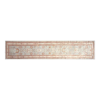 1990s Turkish Oushak Runner For Sale