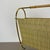 1950s Bauhaus Brass and Bamboo Magazine Holder, Austria, 1950s For Sale - Image 5 of 16