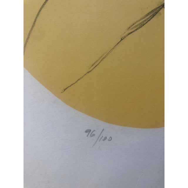 Black Marcantonio, Profile of a Woman, Color Lithograph, 1969 For Sale - Image 8 of 10
