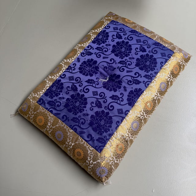 Haishiki / Terayō Zabuton Ceremonial Temple Floor Cushion, 1980s For Sale - Image 17 of 18