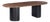 Marlow Black Wood Oval Dining Table For Sale