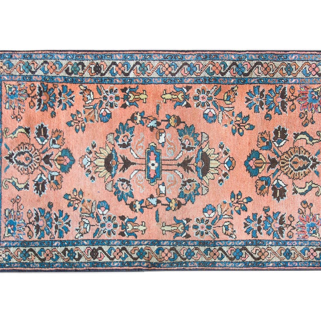 Textile Early 20th Century Persian Lilihan Rug For Sale - Image 7 of 14