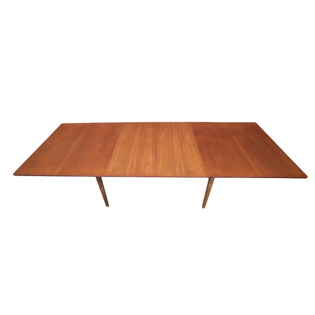 AT310 Dining Table in Teak and Oak by Hans J. Wegner for Andreas Tuck, 1950s For Sale - Image 14 of 18