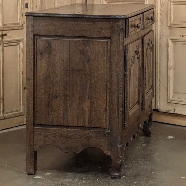 18th Century Country French Louis XV Oak Buffet ~ Sideboard For Sale - Image 12 of 18