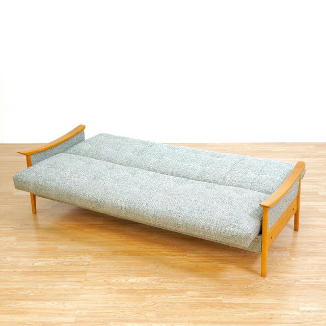 Green Mid Century Daybed Attributed to Jentique Furniture For Sale - Image 8 of 11